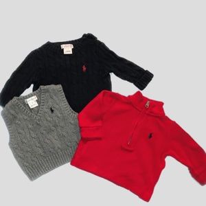 Ralph Lauren Polo Sweater lot for baby boy